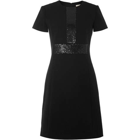 michael kors short sleeve chainmail detail dress|Michael Kors silk dresses.